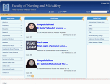 Tablet Screenshot of nursing-en.tbzmed.ac.ir